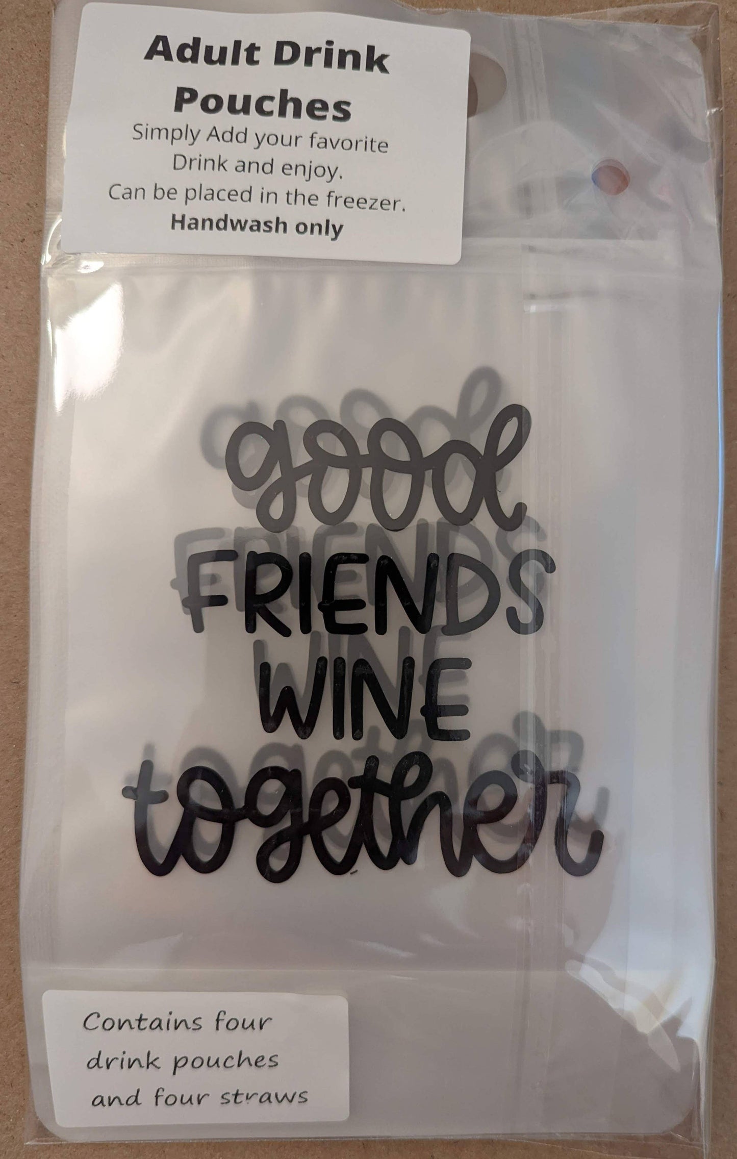 Adult Drink Pouch ~ Cocktail Hour Somewhere