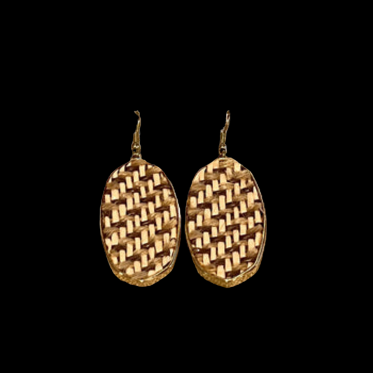 Weaved and Woven Dangle  Earrings