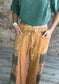 Mineral Washed Patchwork Flowy Pants