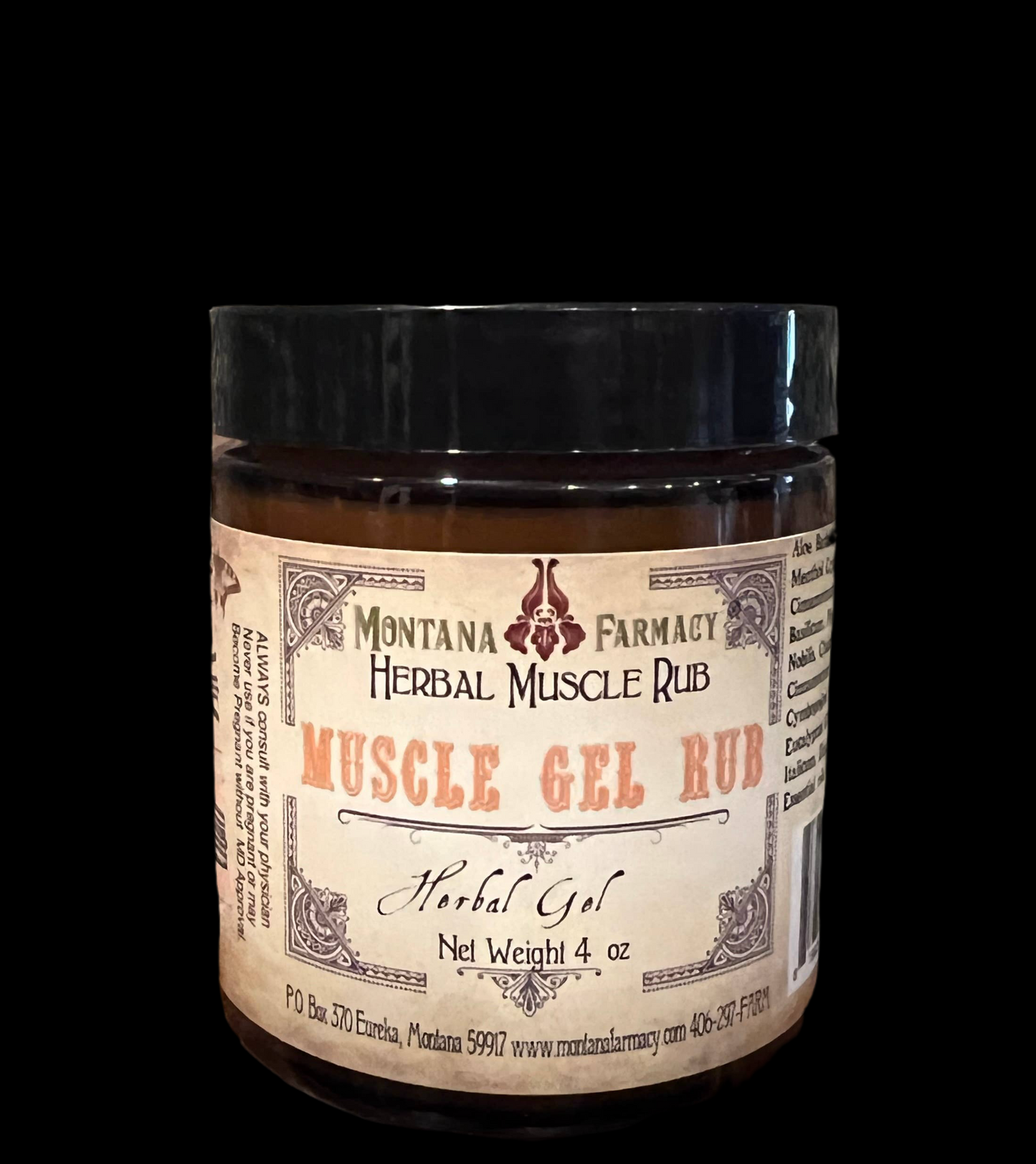 Muscle Gel Rub ~ Old Fashioned Aromatic