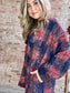 Oversized Plaid Fuzzy Shacket