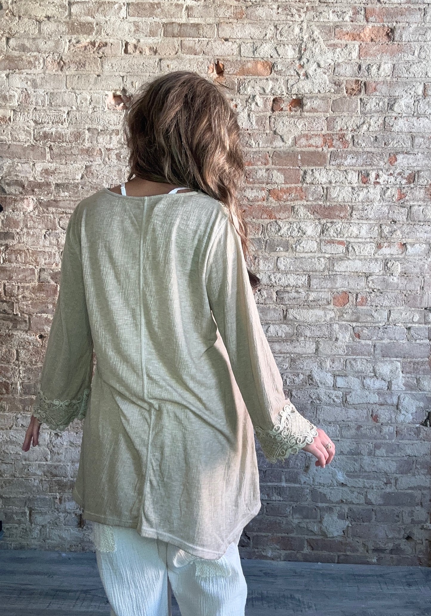 Sweet Intricate Laced Detailed Tunic