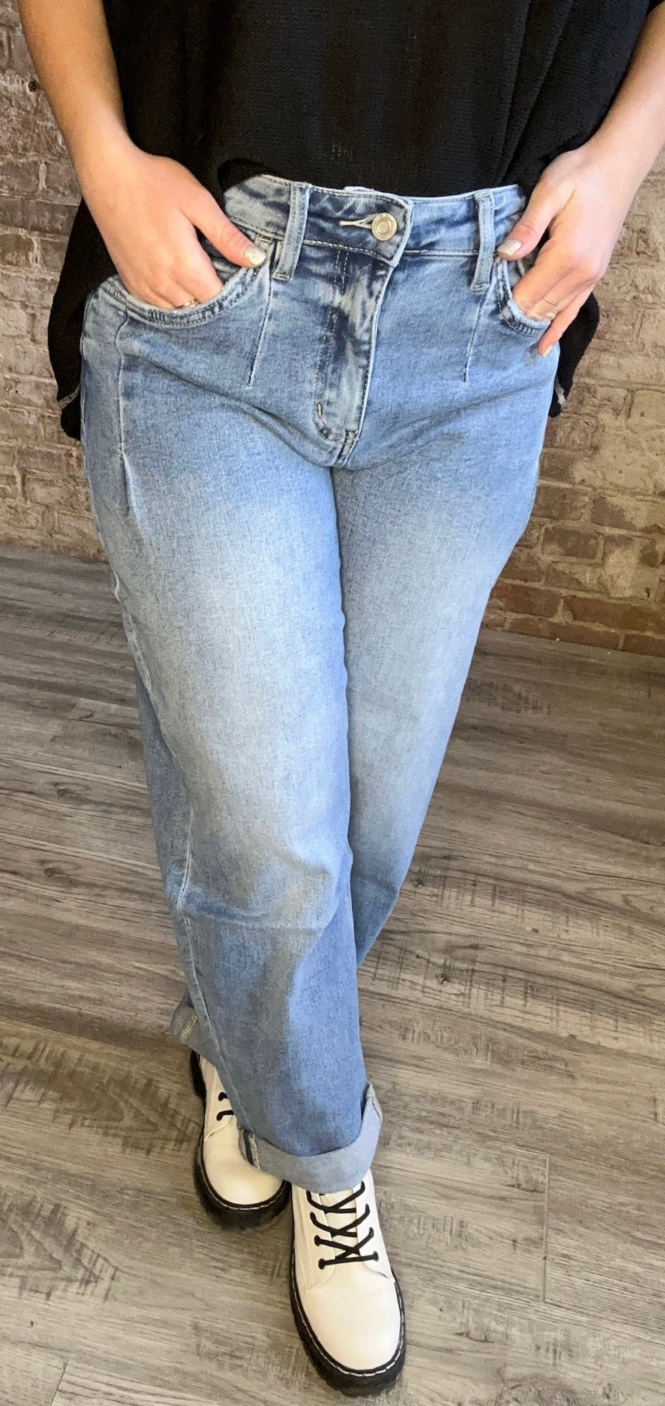 Vervet High Rise Barrel Jeans