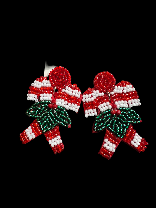 Candy Cane Earrings