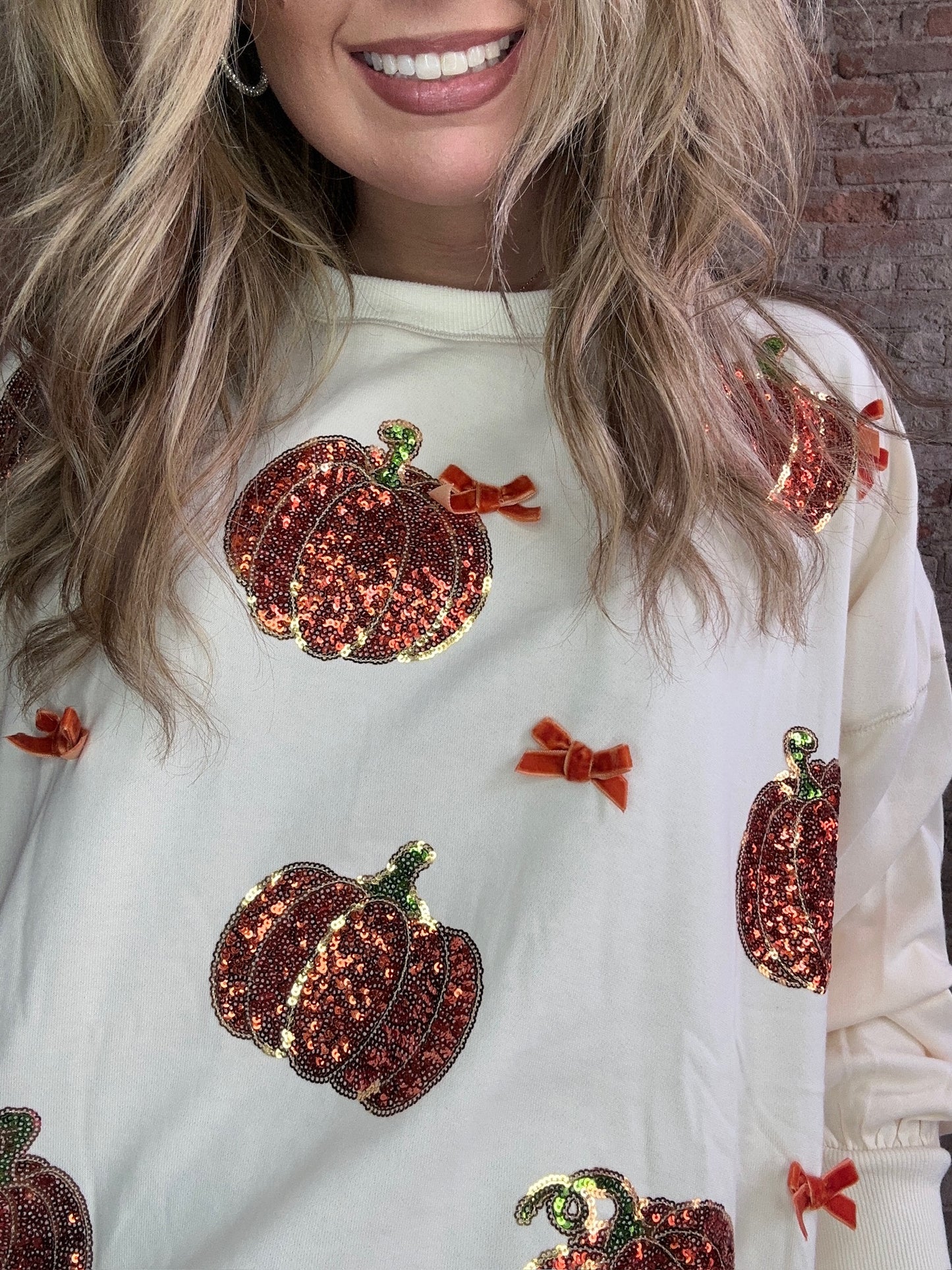 Bows and Pumpkins Sweatshirt