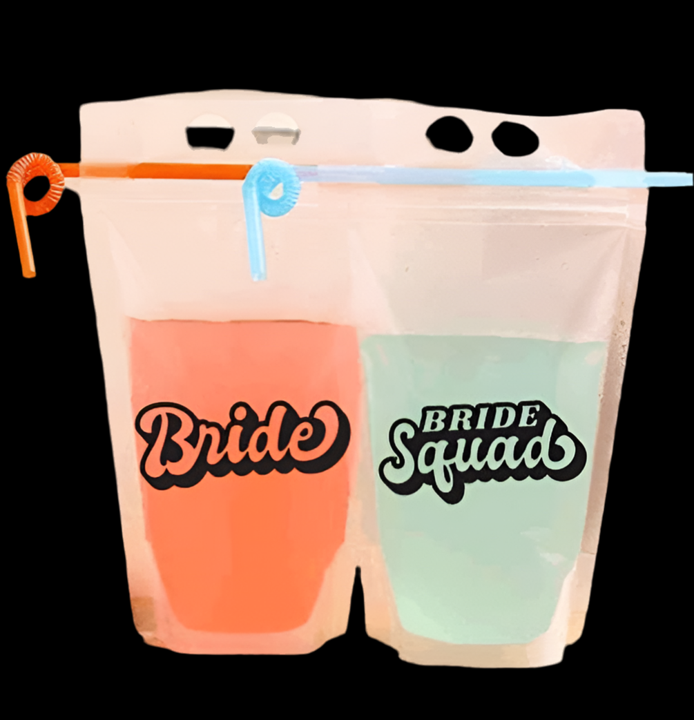 Adult Drink Pouch ~ Bride