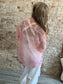 Sweet Sheer Button Up ~ Blush Pink