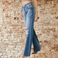 KanCan Ultra High Rise Buttoned Flares