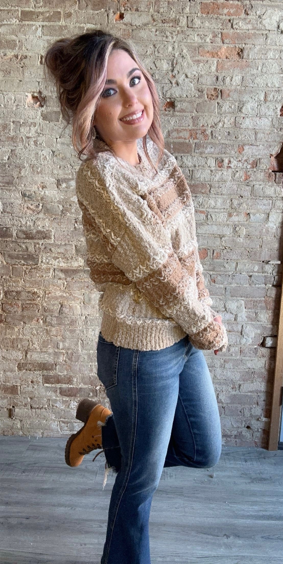 Fuzzy & Soft Thick Knit Sweater