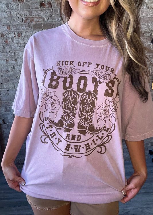 Sweet Kick Off Boots Tee