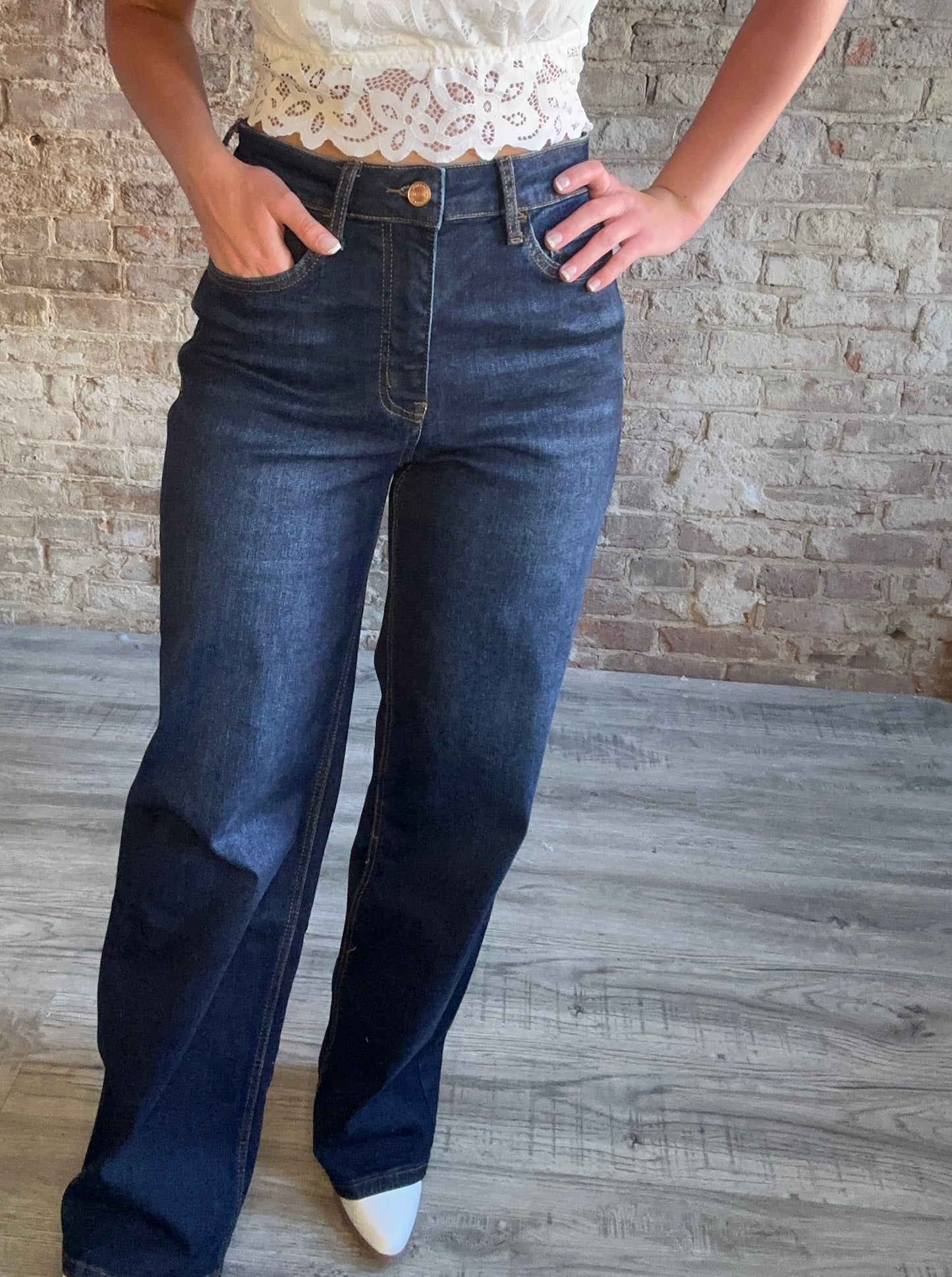 90's Vintage Super High Loose Jeans