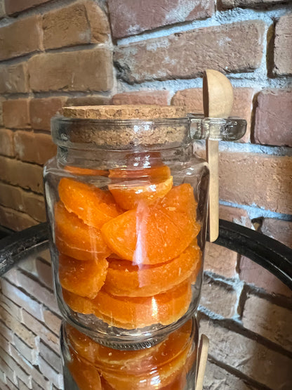 Scent Wax Bit Jar ~ Orange Upside Down Cake