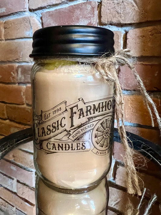 14 oz Candle ~ Peach Cobbler