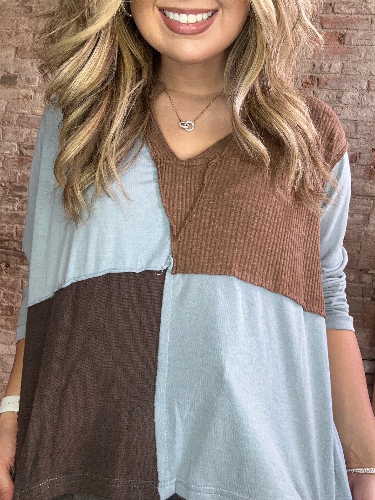 Long Sleeve Color Block