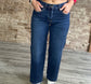 Vervet Lovervet Tummy Control Mid Rise Wide Leg Jeans