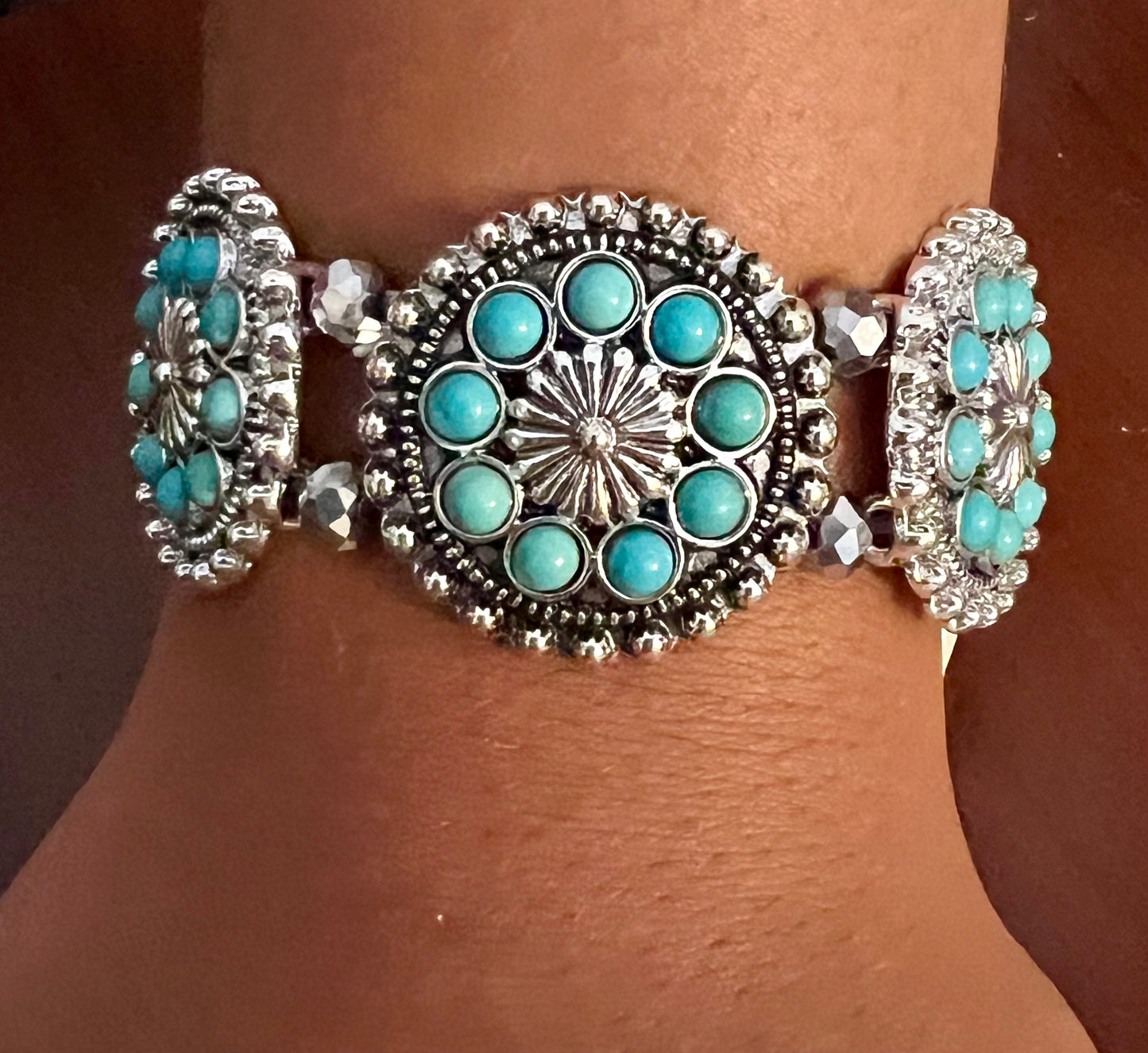 Turquoise Sketch Bracelet