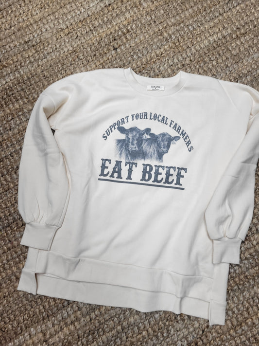 EAT BEEF Sweatshirts