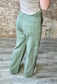 Vervet High Rise Cargo Pants ~ Green