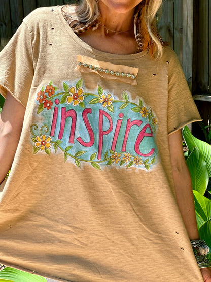 INSPIRE Your Life Tattered Shirt