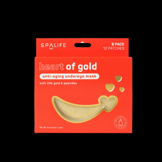 Valentines' Day Heart of Gold Anti-Aging Undereye Masks