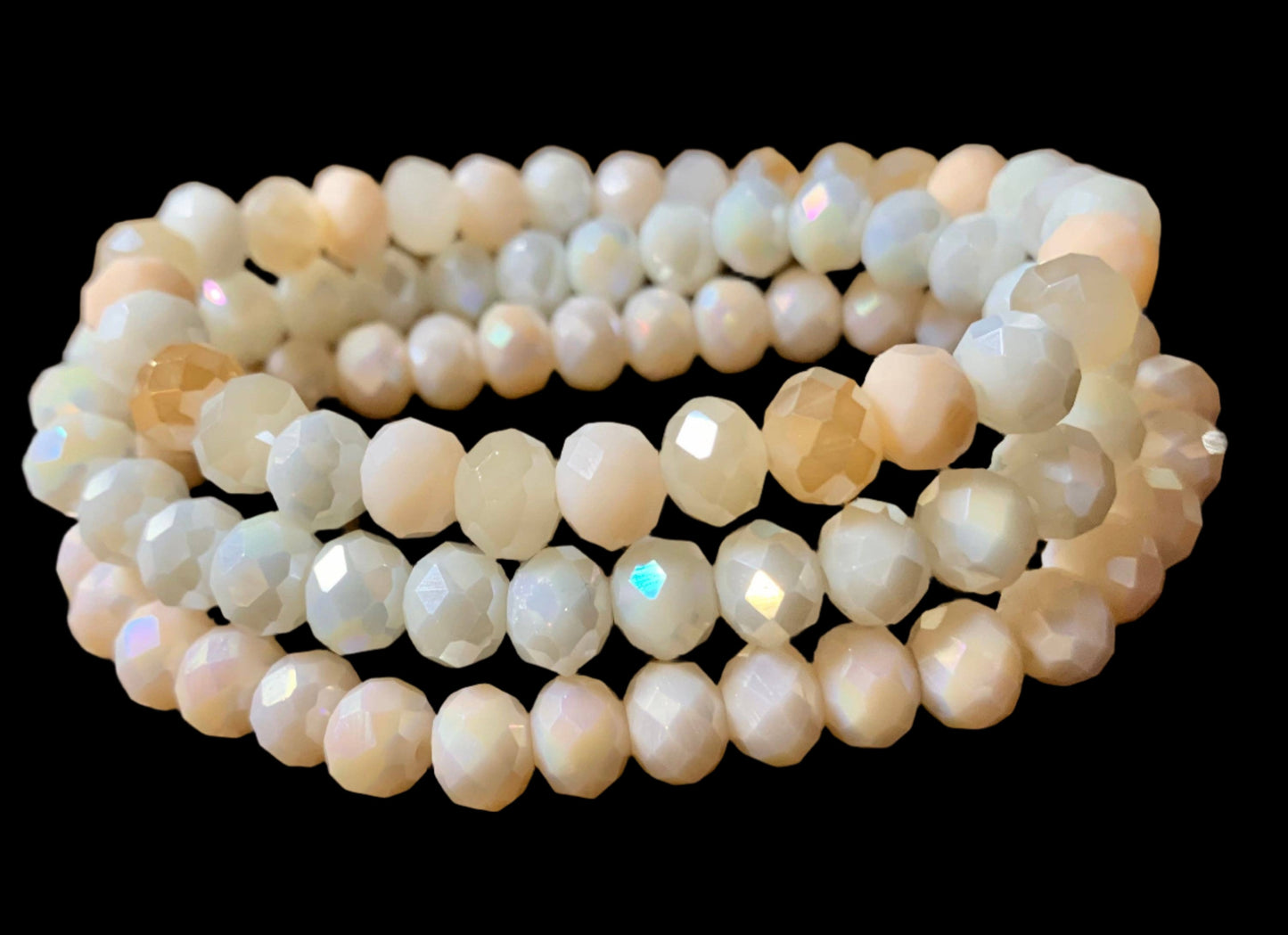 3pc Bracelet Set ~ Ivory