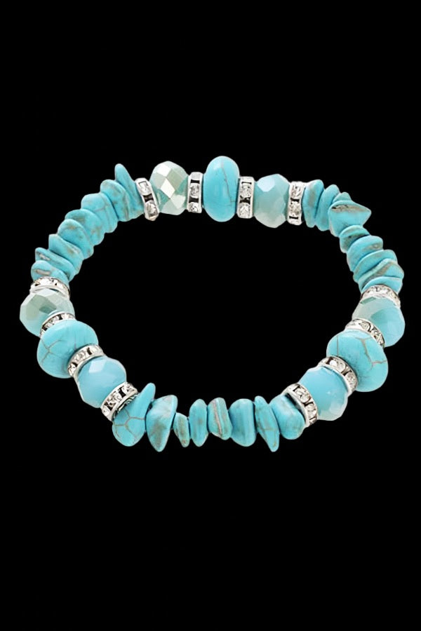 Turquoise  Stretch Bracelet