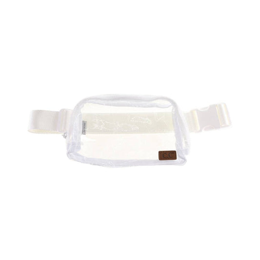 Clear Belt Bag ~ White