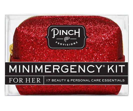 Red Glitter Minimergency Kit