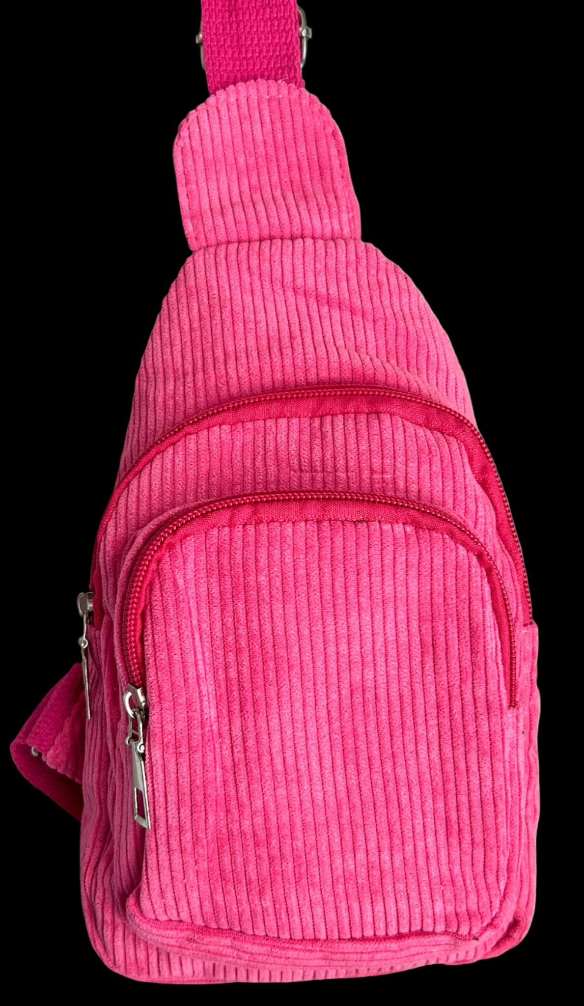 Corduroy Sling Bag~ Pink